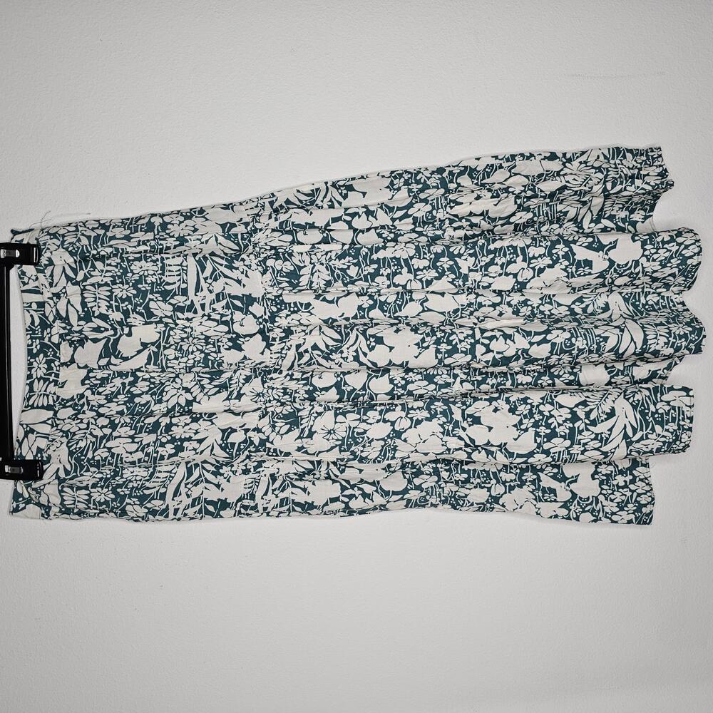 NWT Cynthia Rowley Women's Green/White Floral Skirt Size Small